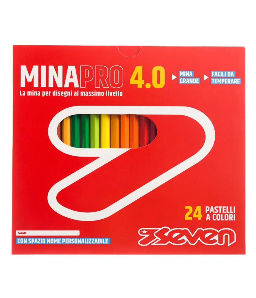 Minapro 4.0|Seven 24 Pastelli A Colori ® Minapro 4.0
