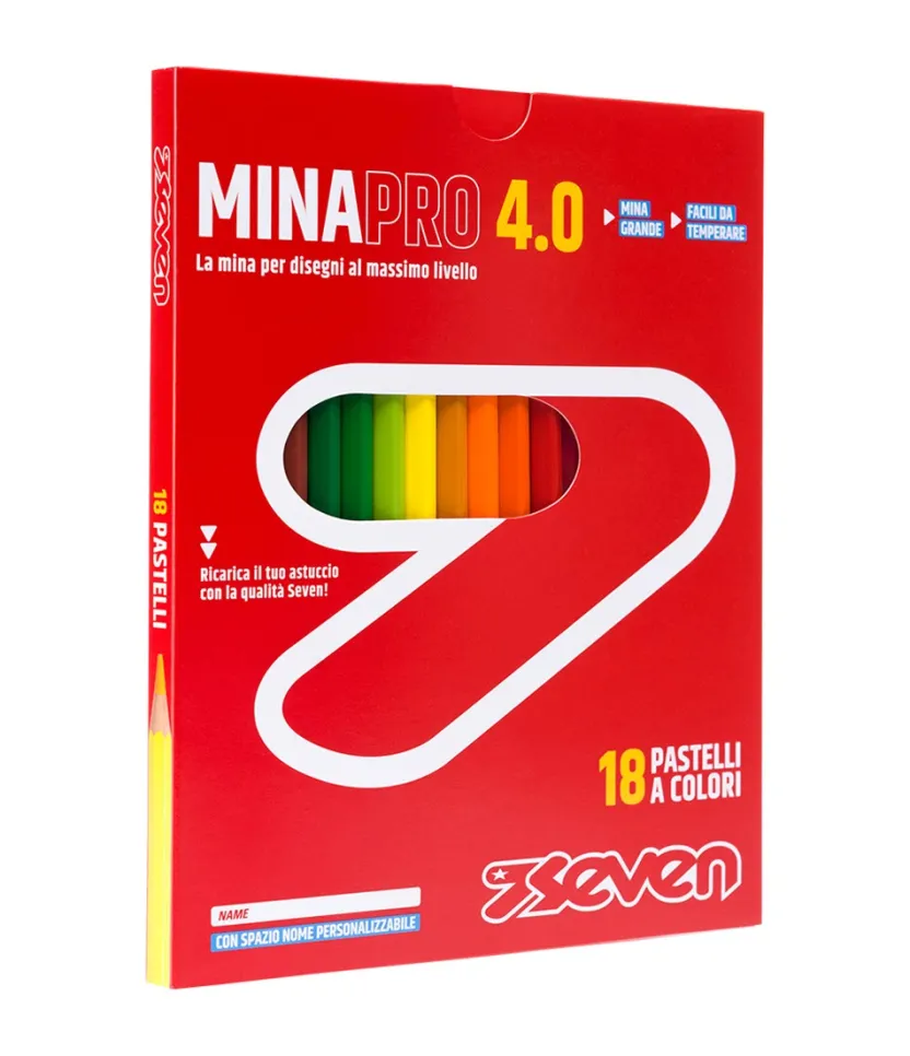 Minapro 4.0|Seven 18 Pastelli A Colori ® Minapro 4.0