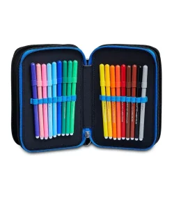 Astucci Attrezzati|Seven Astuccio 3 Scomparti Inter