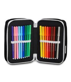 Astucci Attrezzati|Seven Astuccio 3 Scomparti Juventus