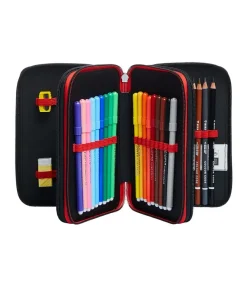 Astucci Attrezzati|Seven Astuccio 3 Scomparti Milan