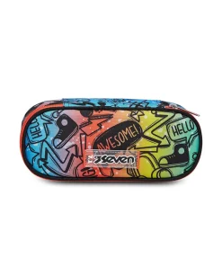 Portapenne Round|Seven Portapenne ® Round Plus - Fluo Stamp