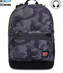 Zaini Reversibili|Seven Zaino ® Reversibile Con Cuffie - The Double Smoked Camo